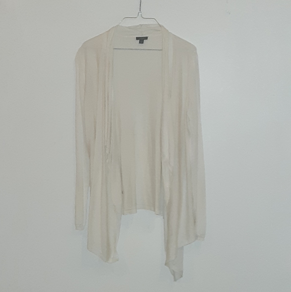 Ann Taylor White Flowy Cardigan - Picture 2 of 7